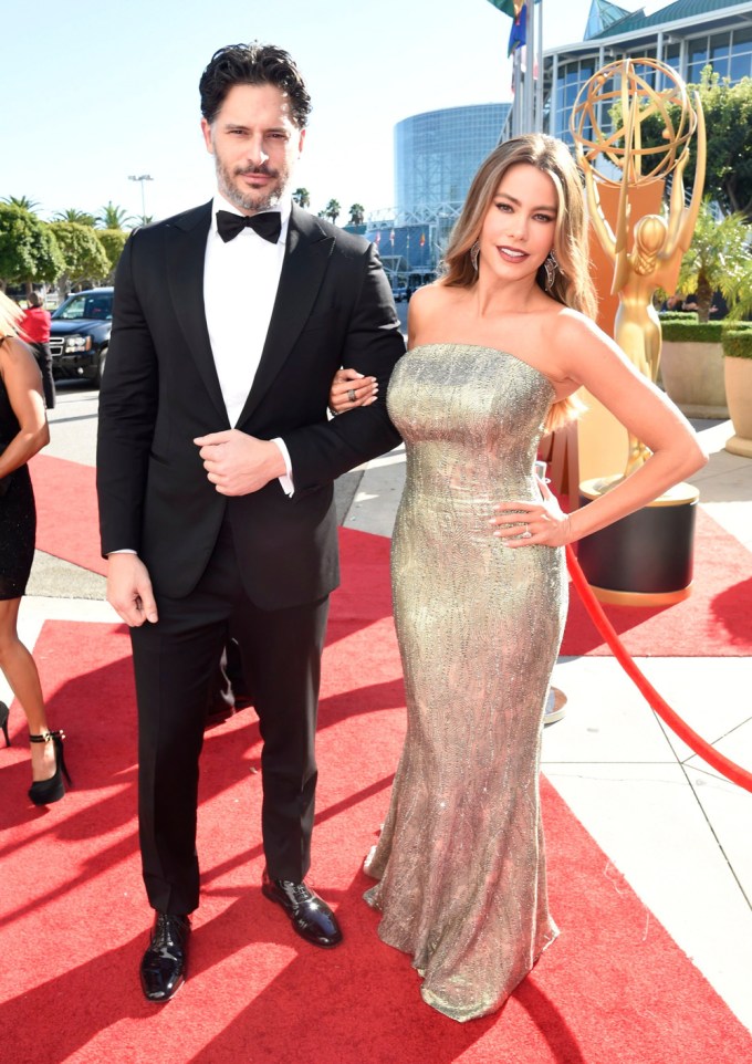 Joe Manganiello and Sofia Vergara at the 67th Primetime Emmy Awards