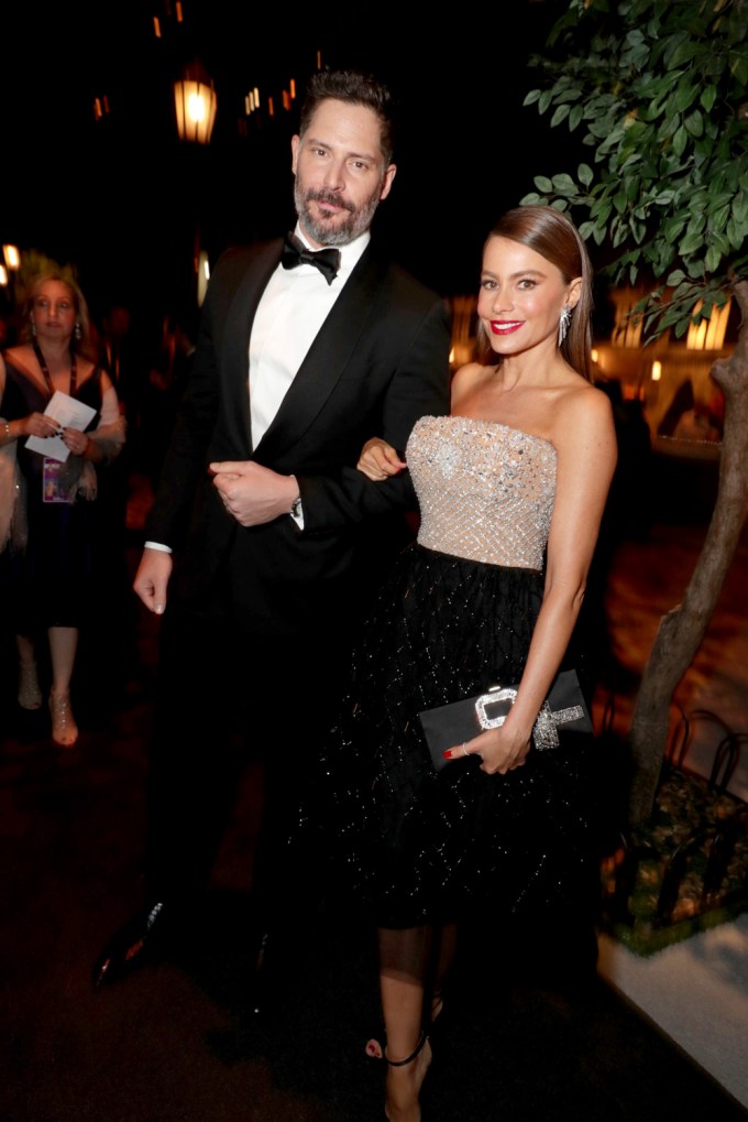 Joe Manganiello and Sofia Vergara at the 23rd Annual Screen Actors Guild Awards,