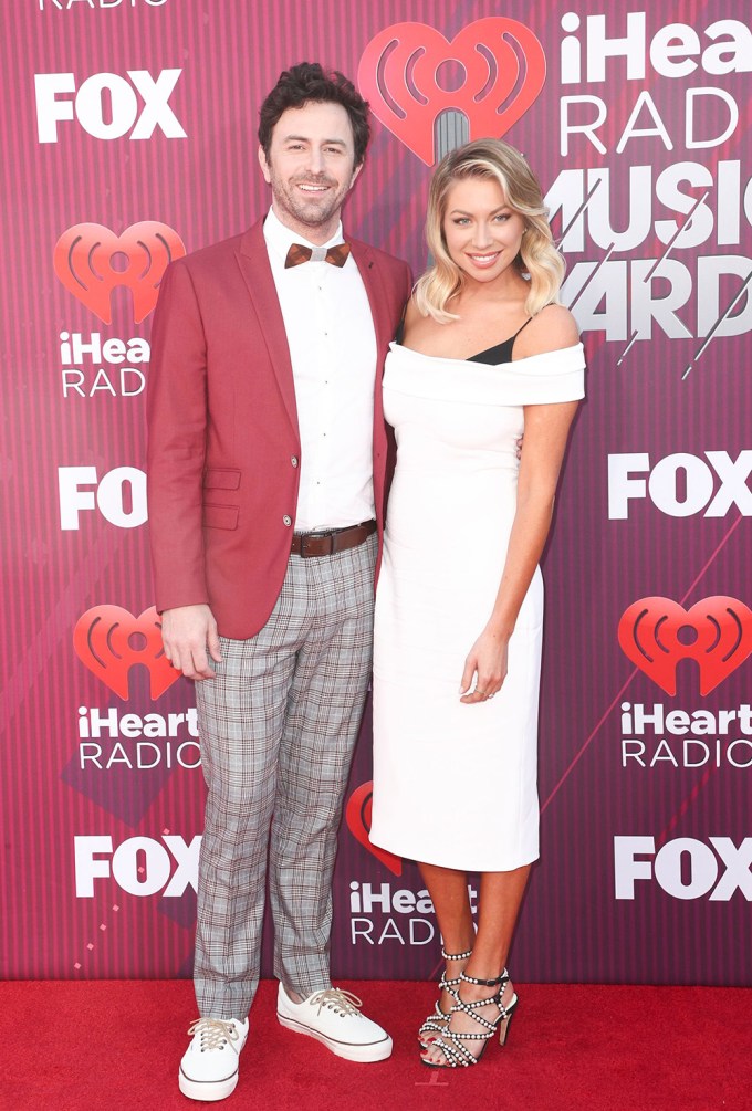 Beau Clark & Stassi Schroeder at the iHeartRadio Music Awards in 2019