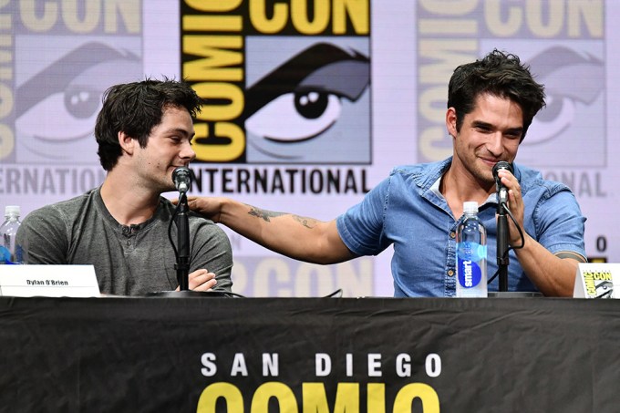 Dylan O’Brien & Tyler Posey Have A Moment
