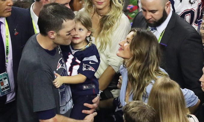 Tom & Gisele With Their Daughter Vivian
