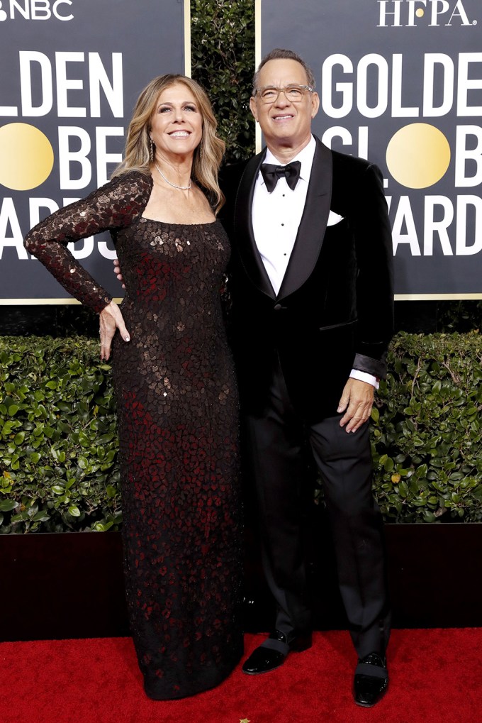 Tom Hanks & Rita Wilson at the 77th Golden Globe Awards