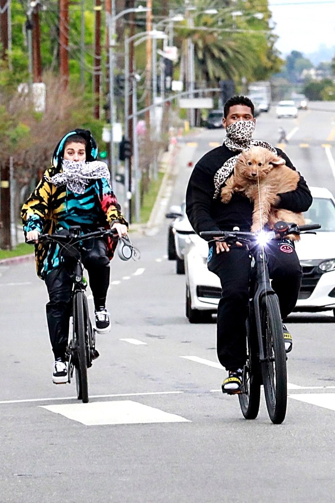 Usher & His Dog Go For A Ride