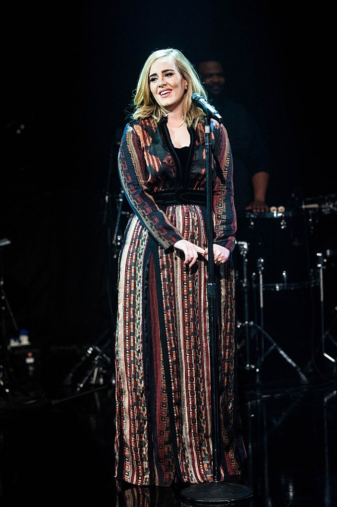 Adele At The ‘Skavlan’ TV show Filming