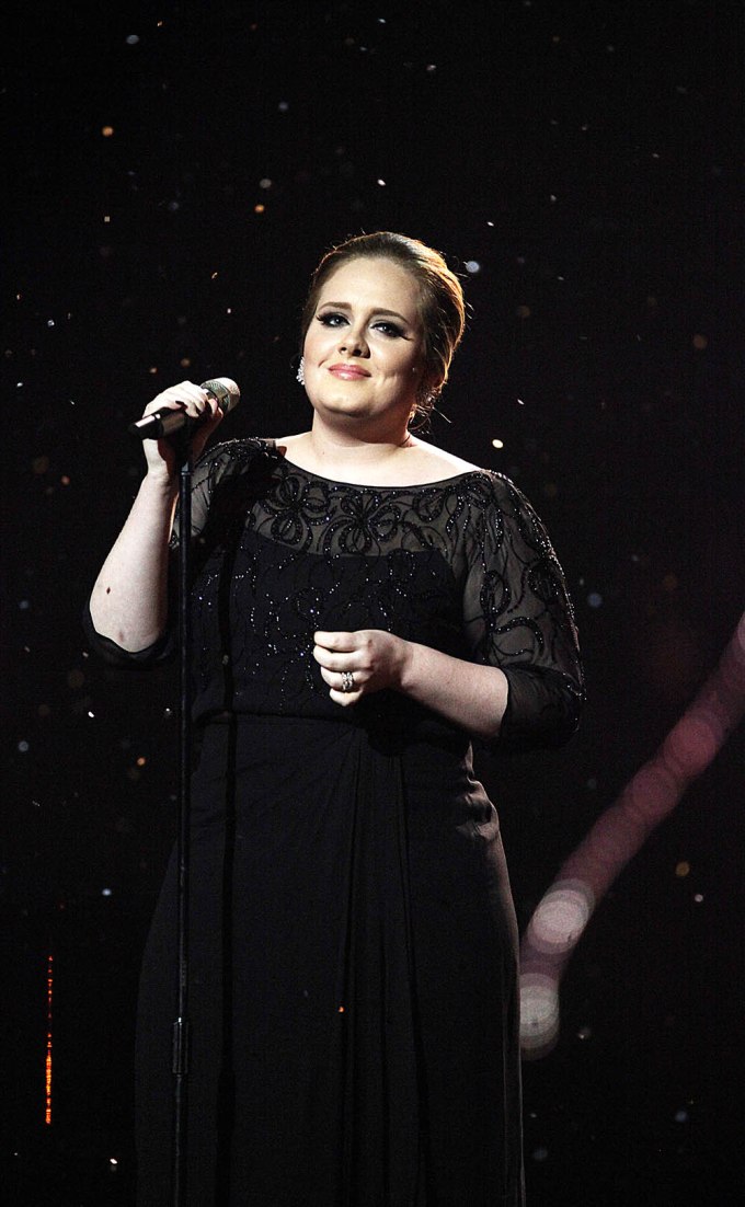 Adele at the Brit Awards In 2011