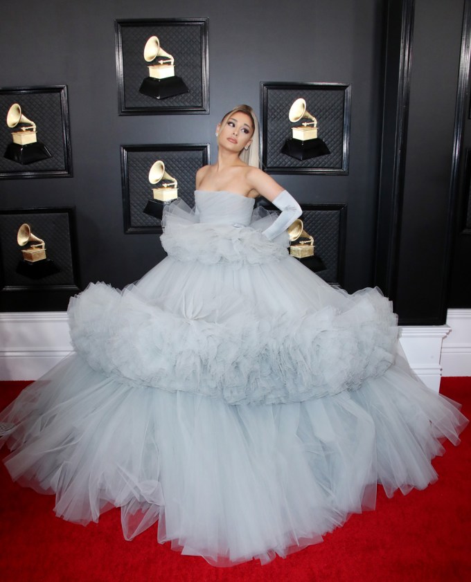 Ariana Grande at the 62nd Annual Grammy Awards