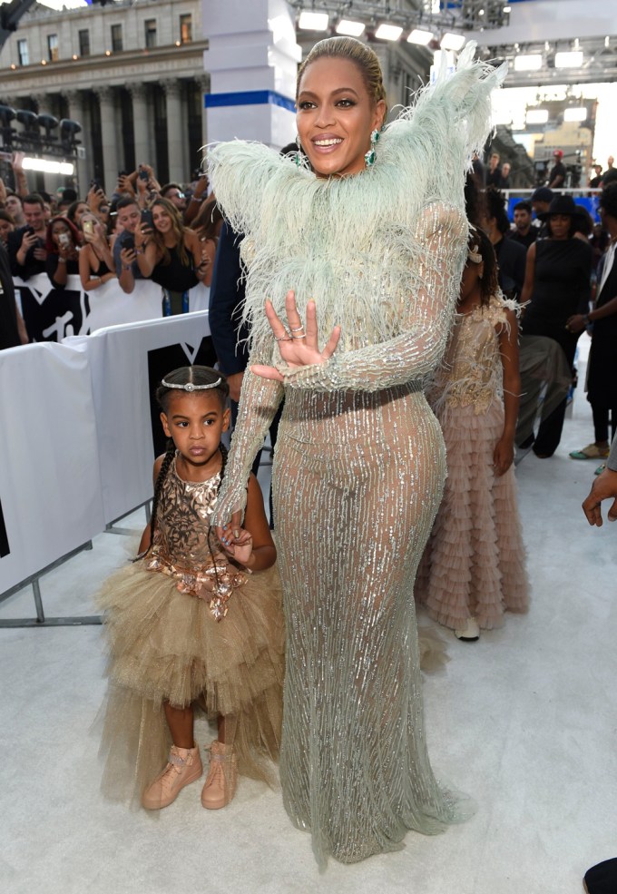 Beyonce and Blue Ivy at the 2016 MTV Video Music Awards