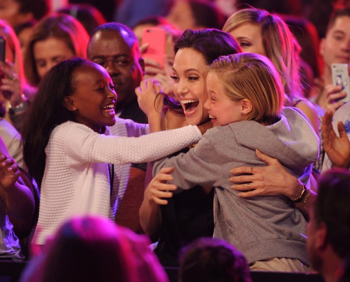 Angelina Jolie At The Kid’s Choice Awards