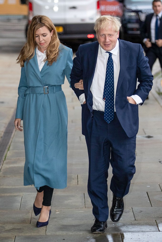 Boris Johnson & Carrie Symonds At Conservative Party Conference