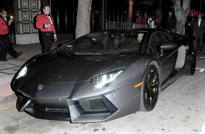 Chris Brown’s Lamborghini Aventador
