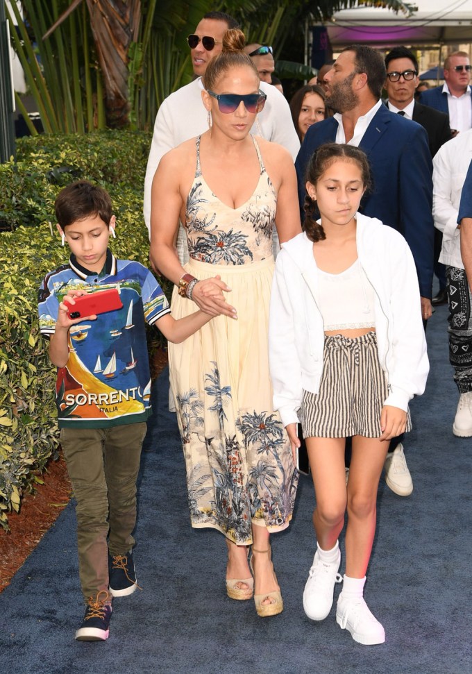 JLo & Emme at the Pegasus World Cup