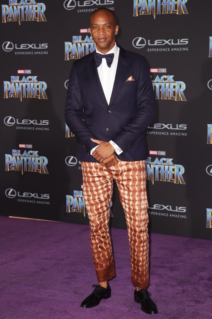 J. August Richards at the ‘Black Panther’ film premiere