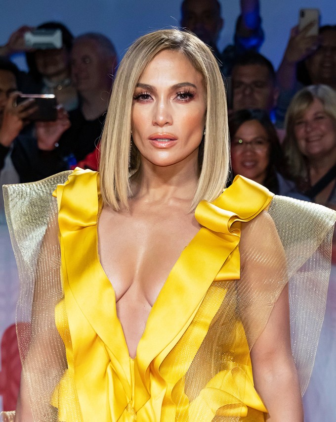 Jennifer Lopez at the Hustlers premiere