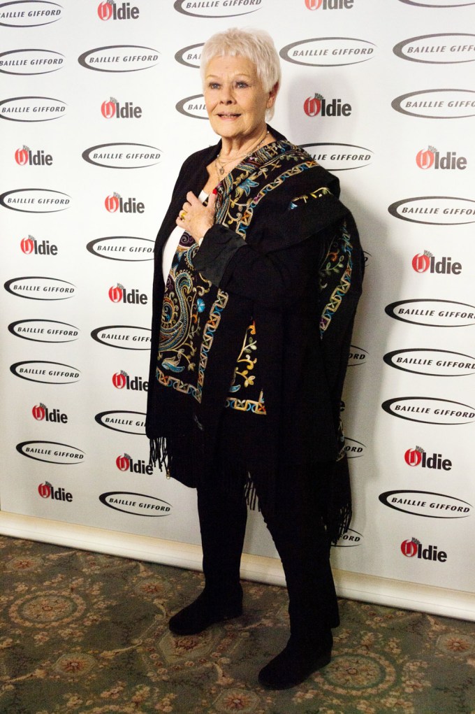 Dame Judi at The Oldie of the Year Awards