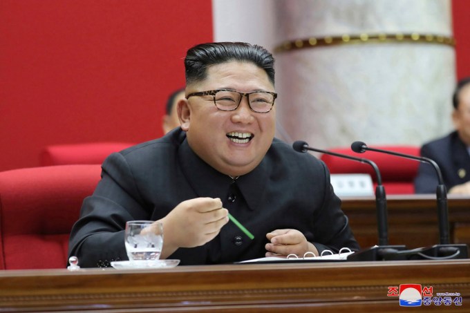 Kim Jong Un Attends Workers’ Party Meeting