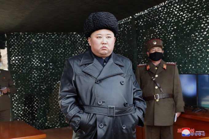 Kim Jong Un Visits Firepower Strike Drill