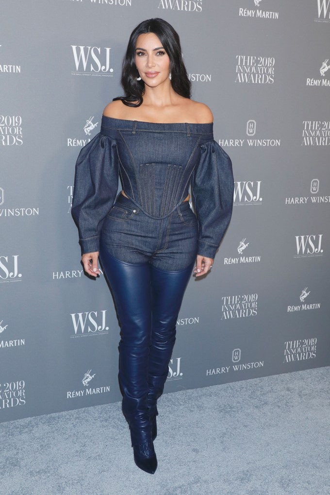 Kim Kardashian In Burberry At The 2019 Innovator Awards