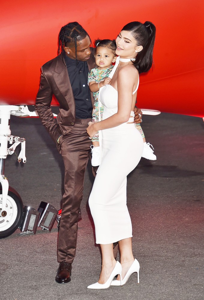 Kylie Jenner, Stormi Webster, & Travis Scott At The Premiere Of ‘Travis Scott: Look Mom I Can Fly