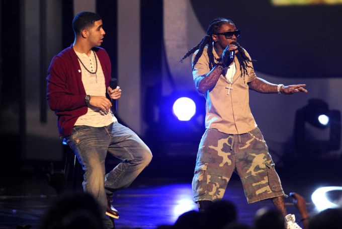 Lil Wayne Performs with Drake at the BET Awards