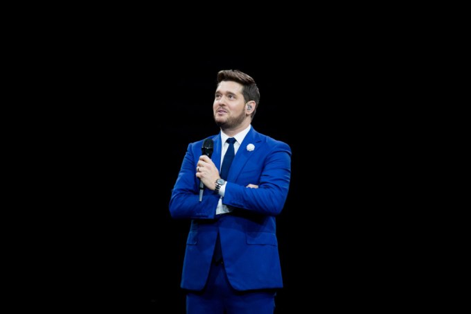 Michael Buble in concert at the Scotiabank Arena in Toronto, Canada