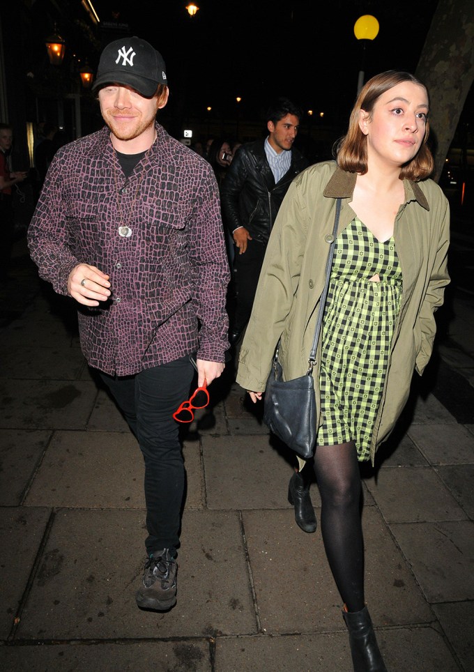 Rupert Grint & Georgia Groome during an outing