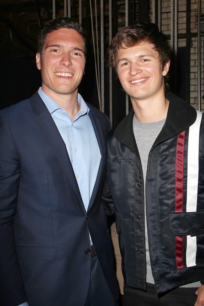 Will Reeve Poses With Ansel Elgort