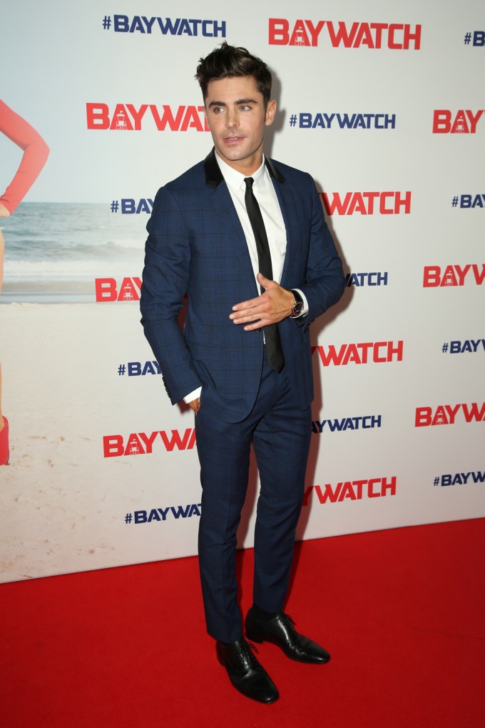 Zac Efron at ‘Baywatch’ Premiere