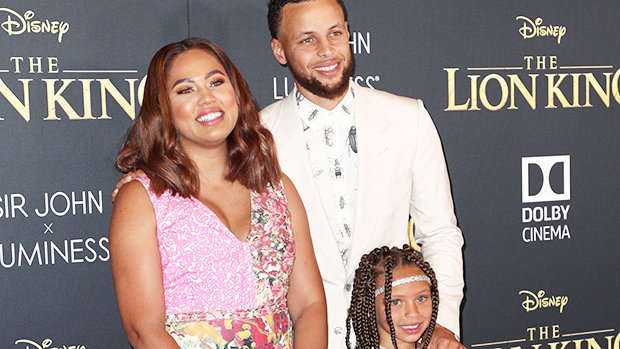 Stephen Curry and his wife Ayesha pose with their three children on the  cover of Sweet July