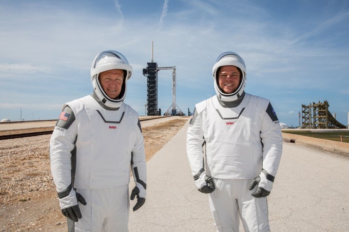 Bob & Doug In SpaceX Suits