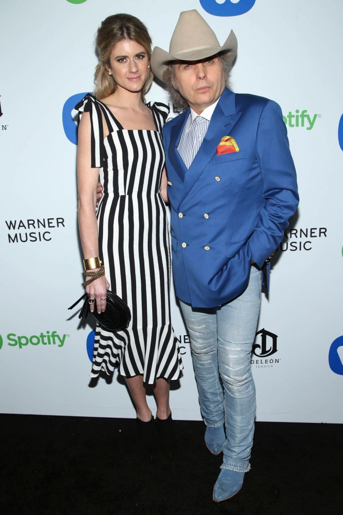 Emily Joyce and Dwight Yoakam at The 57th Annual Grammy Awards