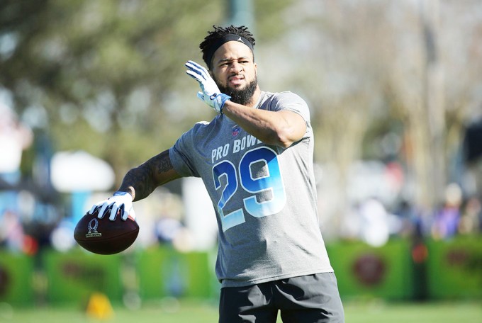 Earl Thomas Gets in Some Practice