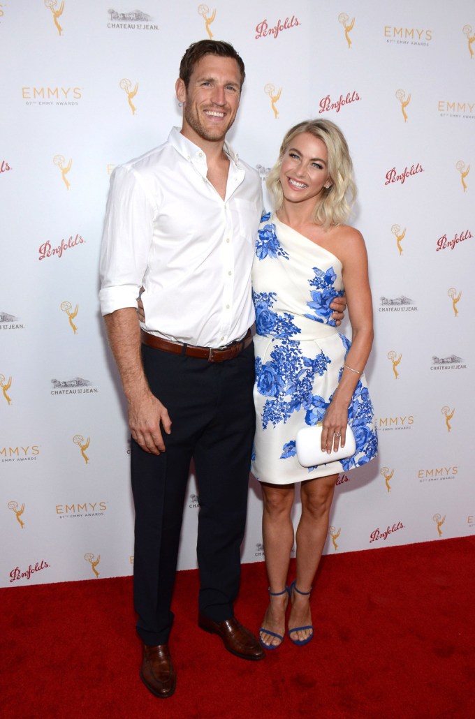 Julianne Hough and Brooks Laich posing together