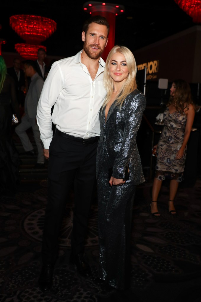 Julianne Hough and Brooks Laich at the TrevorLIVE event