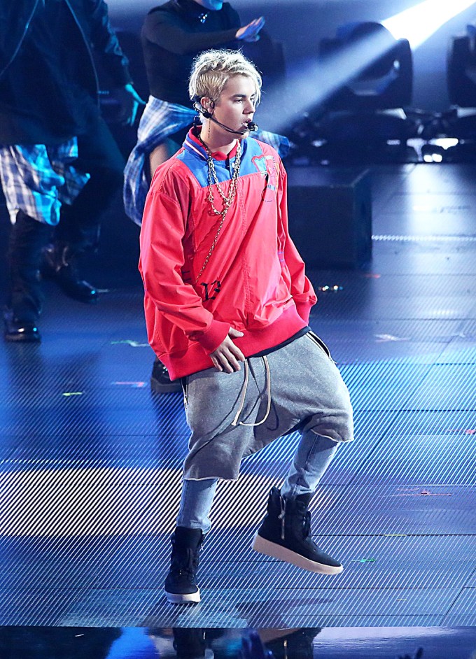 Justin Bieber At The iHeartRadio Music Awards