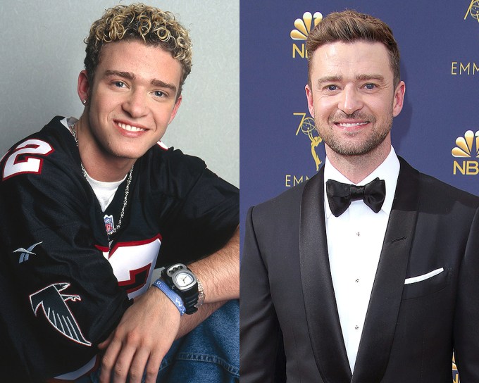 Justin Timberlake in the ’90s and still a heartthrob in 2020.