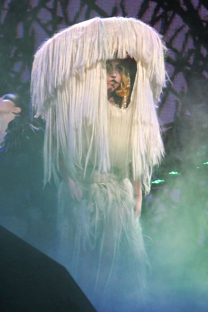 Lady Gaga during her 2010 Monster Ball Tour