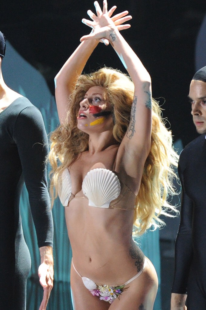 Lady Gaga at the 2013 MTV Video Music Awards