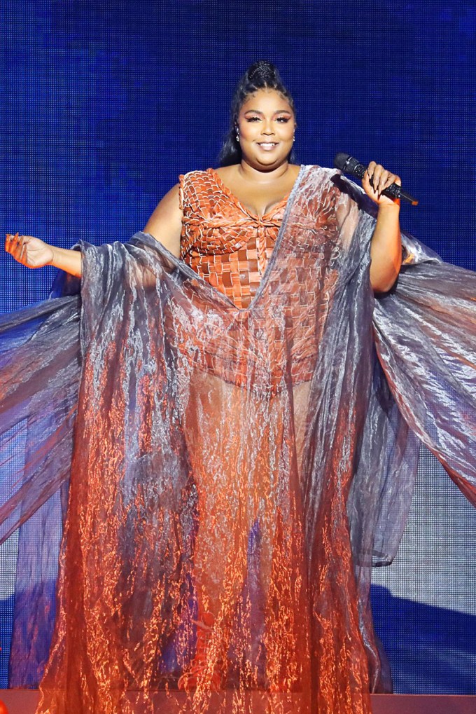Lizzo Performs at the 40th Annual Brit Awards