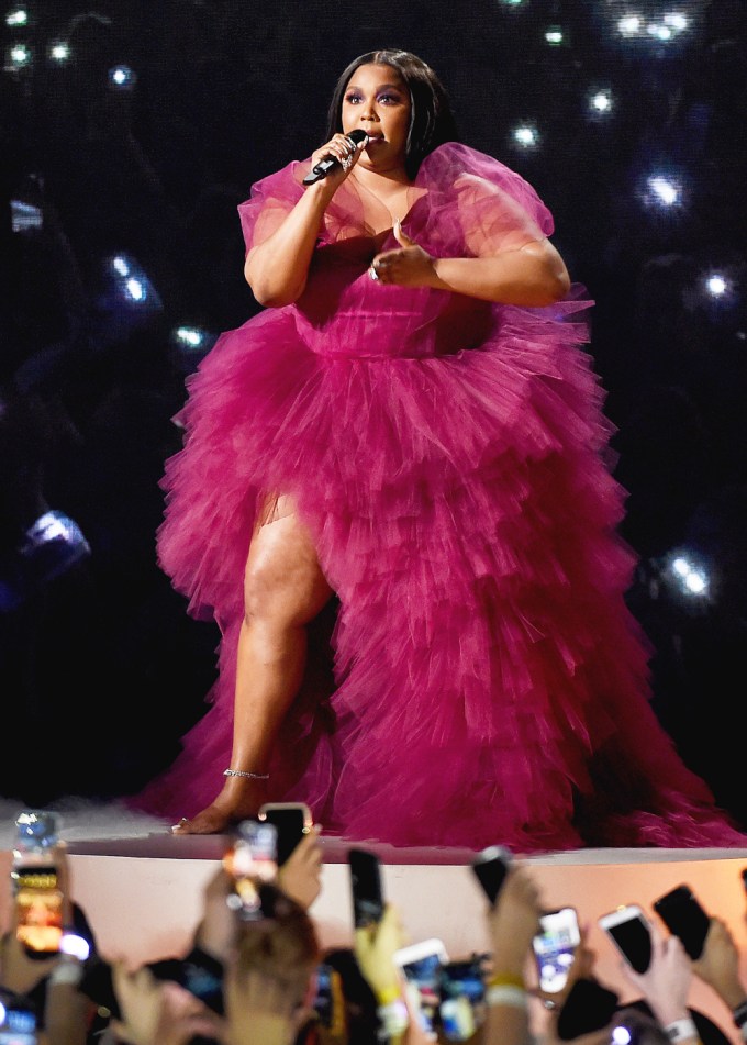 Lizzo Performing At The American Music Awards