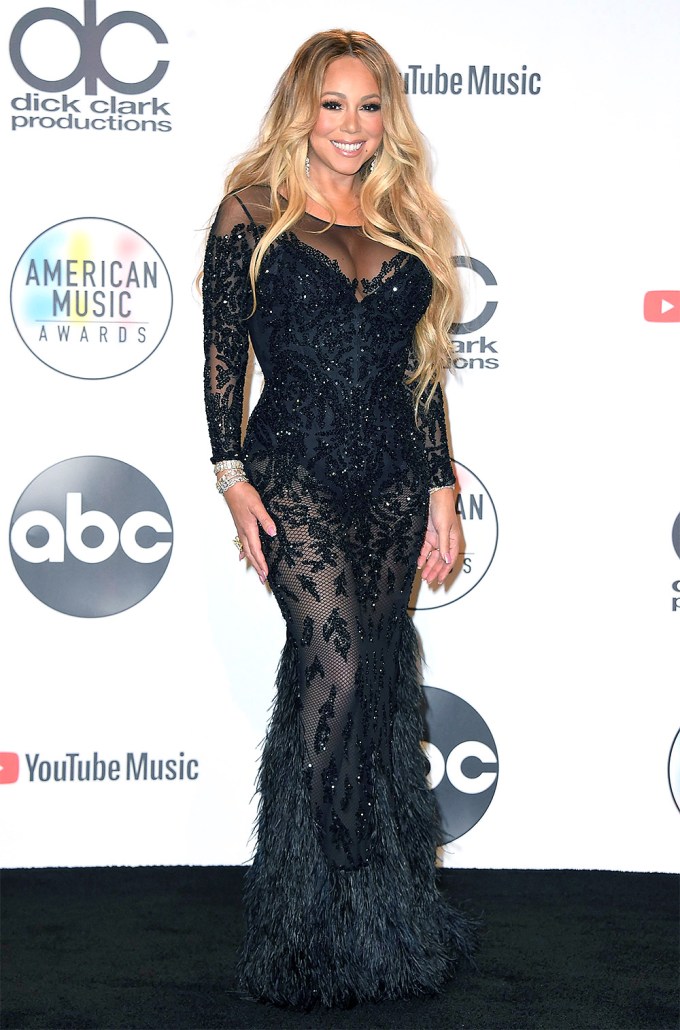 Mariah Carey At The 2018 American Music Awards