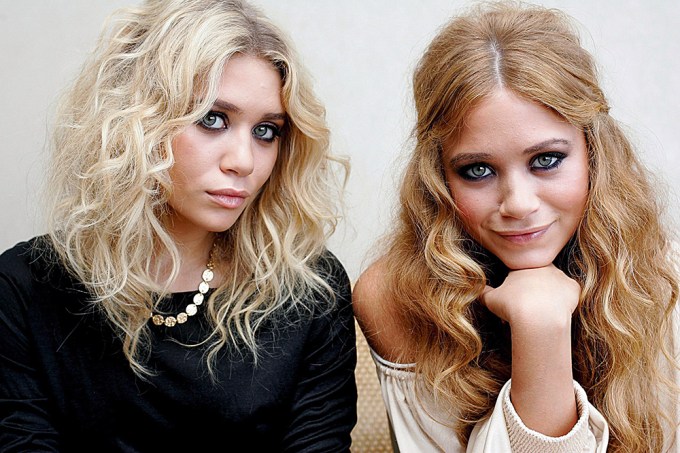 Ashley Olsen and Mary-Kate Olsen Promoting Their Fashion Brands