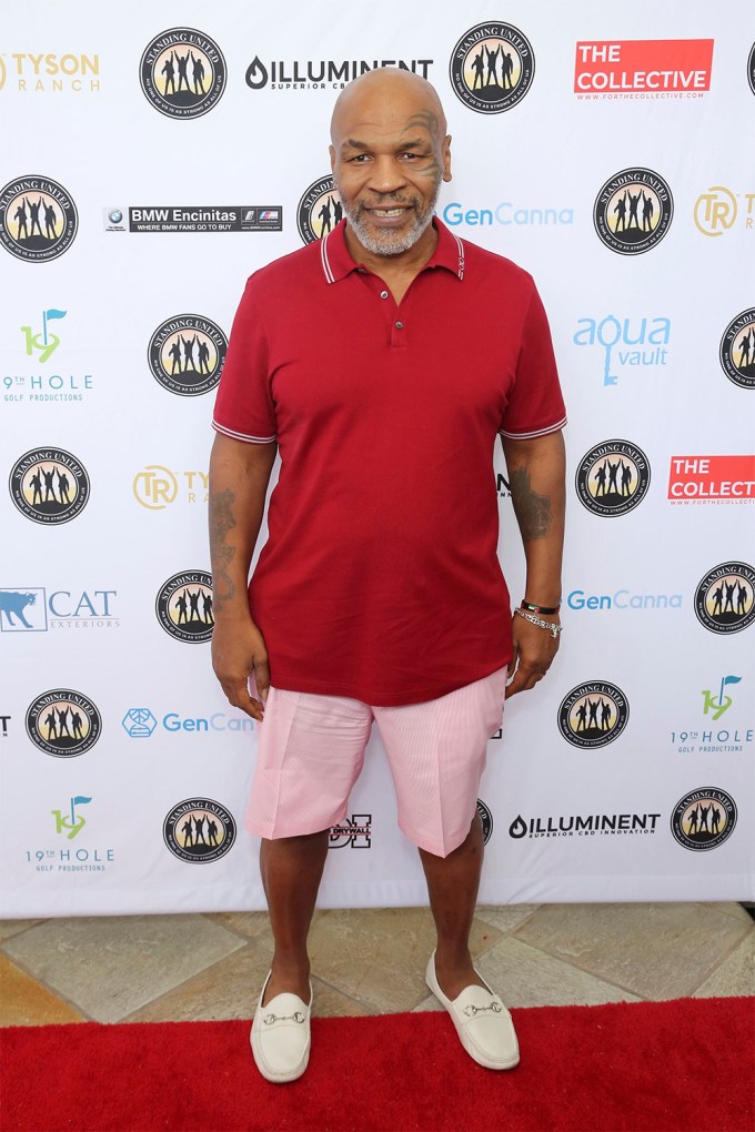 Mike Tyson hosts a celebrity golf event