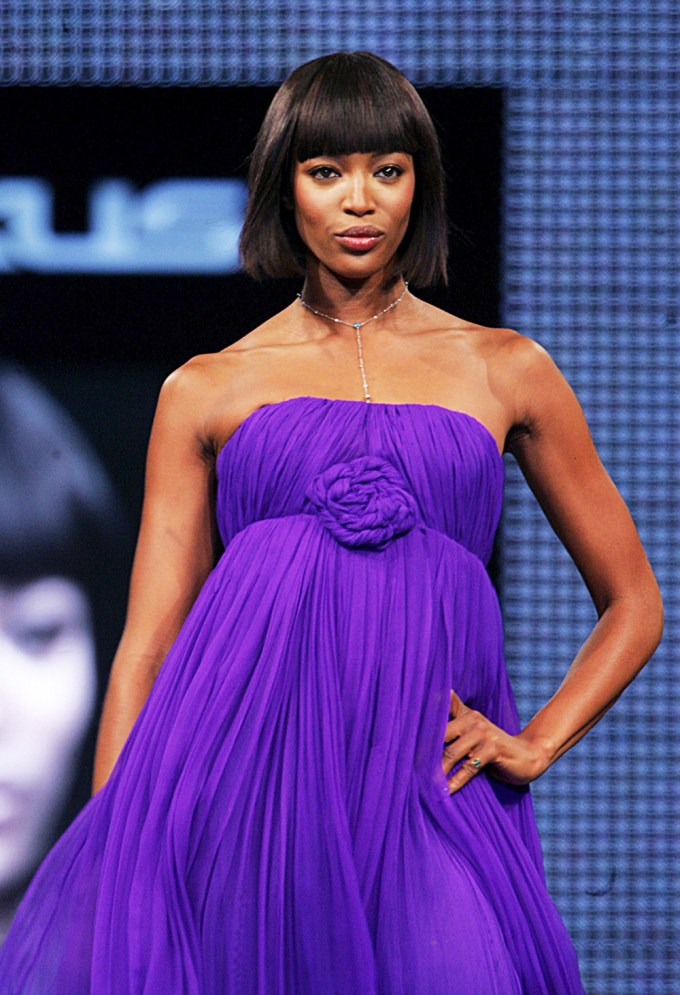 Naomi Campbell At A Fashion Show In Poland