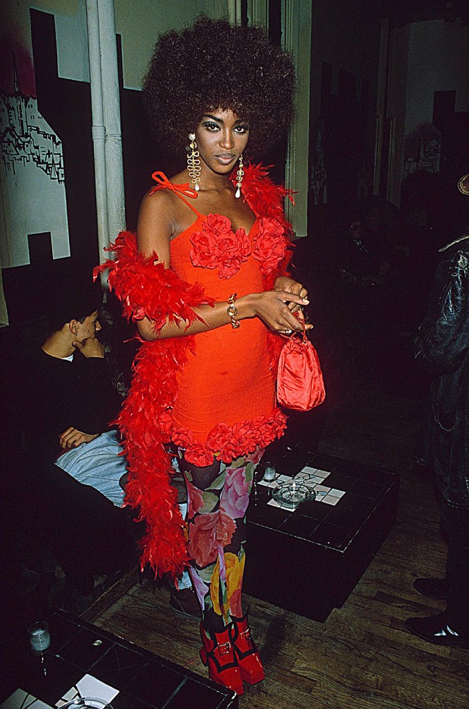Naomi Campbell At The Limelight Nightclub