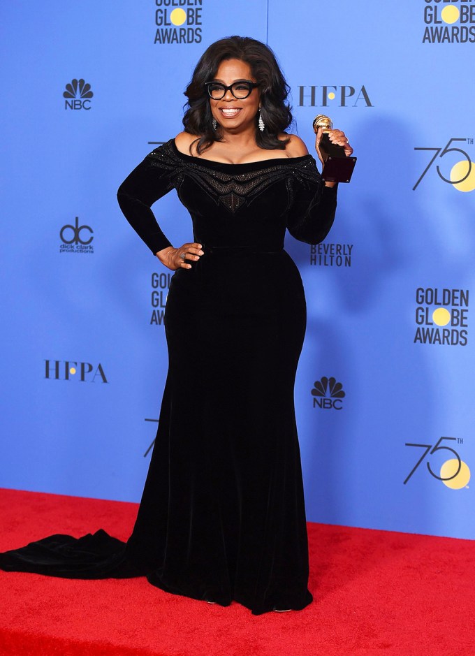 Oprah At The 2018 Golden Globe Awards
