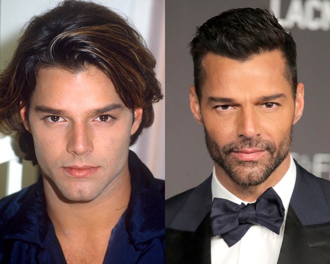 Ricky Martin in the 1997 versus 2019. Still a hottie!