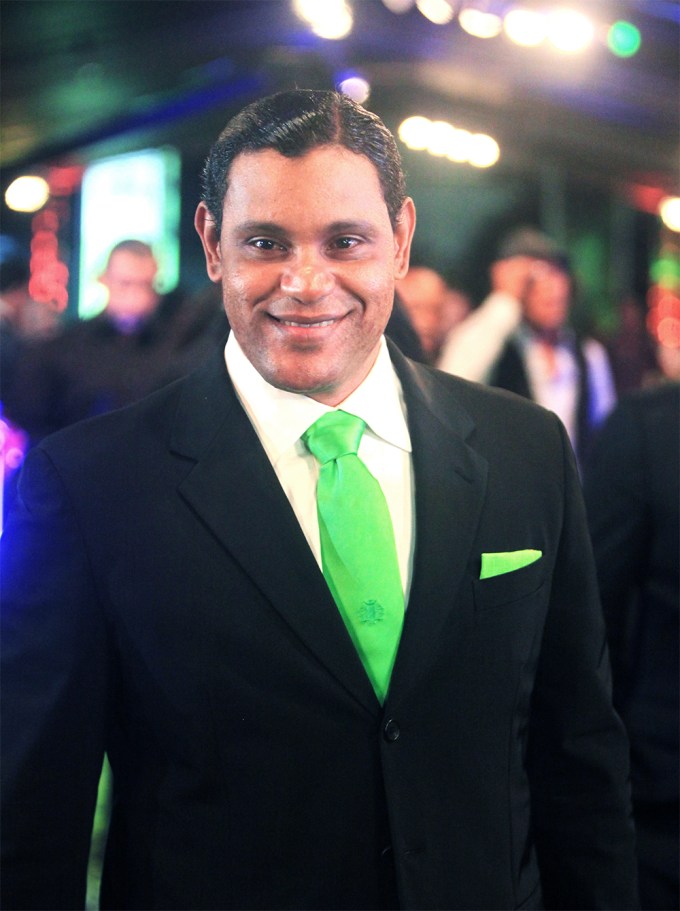 Sammy Sosa in an attractive suit