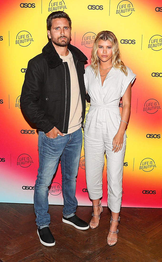 Scott Disick & Sofia Richie At ASOS Life is Beautiful party