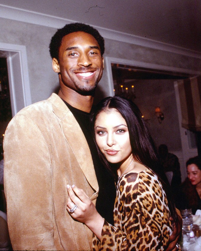 Vanessa and Kobe Bryant at the opening of Madres