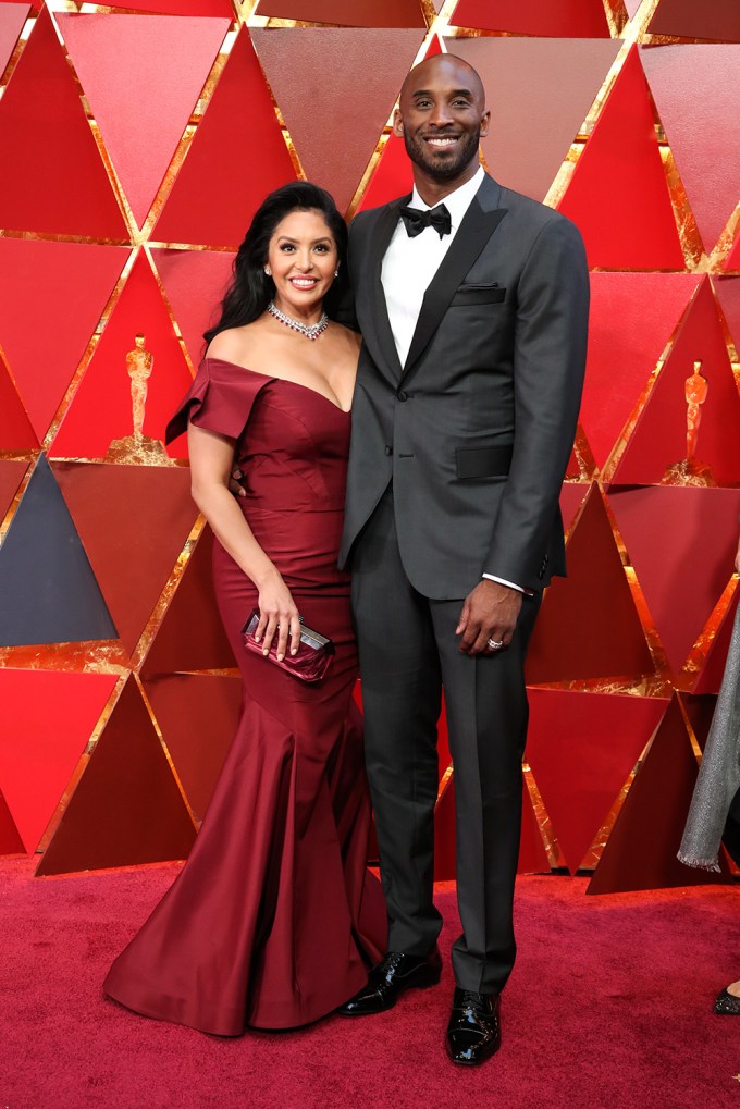 Vanessa and Kobe Bryant at the 90th Annual Academy Awards